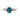 Platinum Blue Zircon & Diamond Ring