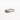Delicate Vintage Chocolate and White Diamond Three Stone Ring
