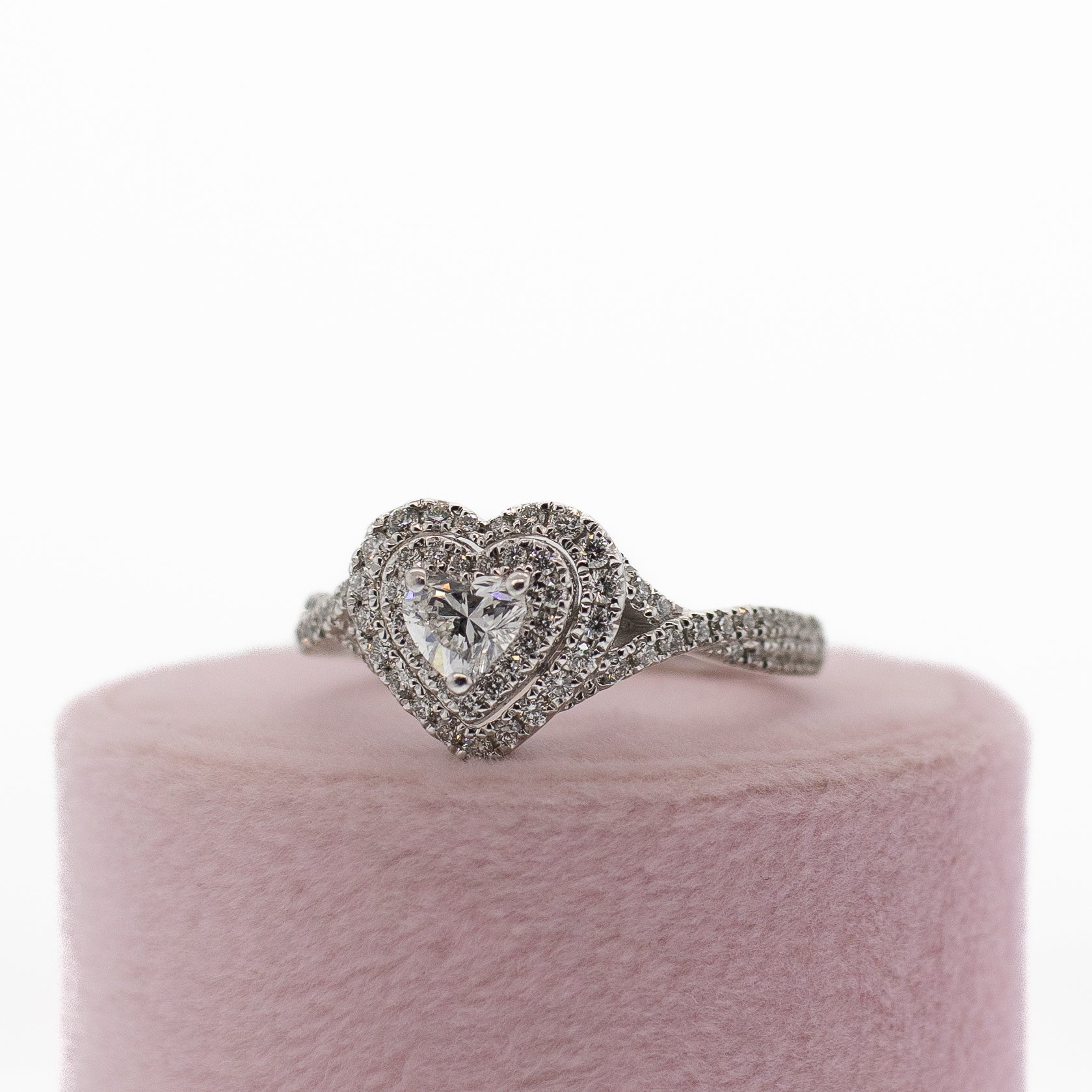 Vera Wang Love Heart-Shaped Diamond Ring Lizzy's Jewelry Loan