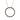 Blue and White Sapphire Circle Necklace
