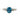 Platinum Blue Zircon & Diamond Ring