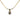 14K Yellow Gold 3/4 CT Diamond Solitaire Necklace