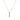 14K Yellow Gold Three Diamond Journey Necklace